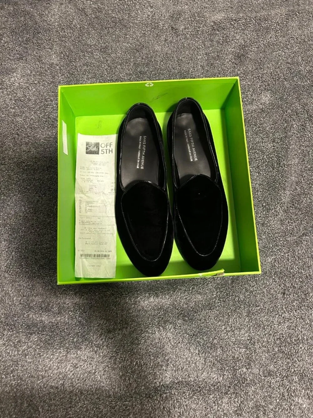 Saks Fifth Avenue Italian Velvet Loafers | Men's